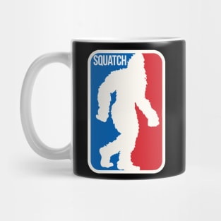 Bigfoot Basketball Funny NBA Fan Art Sasquatch Squatch Logo Mug